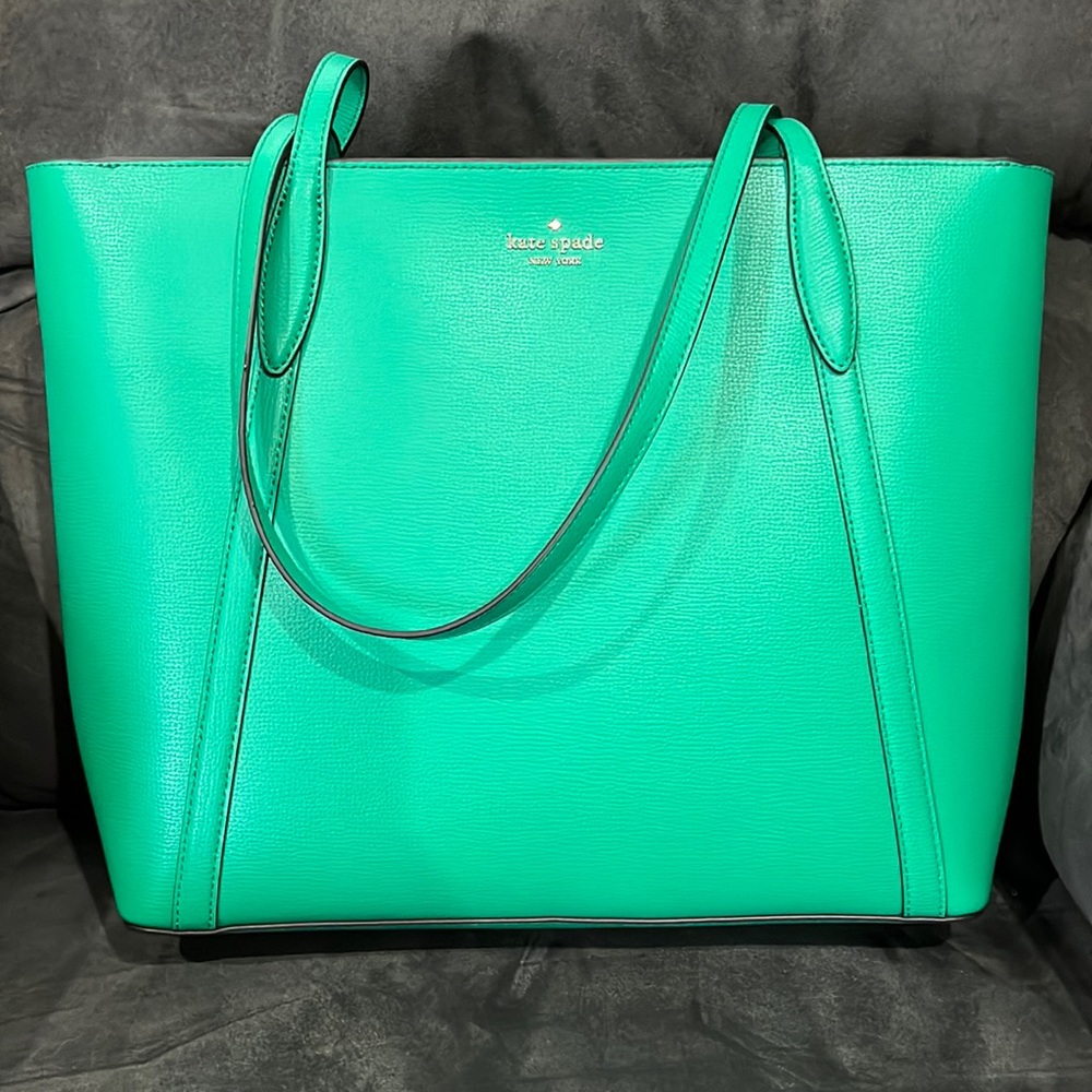 brand new kate spade green cara tote